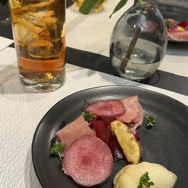 【旬の食材のポテンシャルを活かす】コース料理の数々をご堪能ください♪