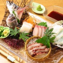 Assorted sashimi (1-2 servings)