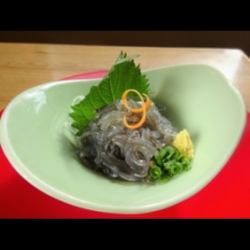 Enoshima's specialty: raw whitebait