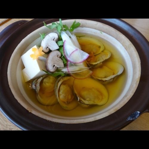 Clam hot pot (for two) with rice bowl