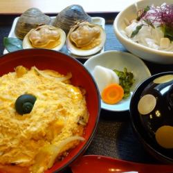 Enoshima specialty turban shell bowl set meal