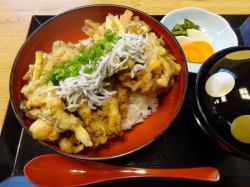 しらすと野菜のかきあげ丼