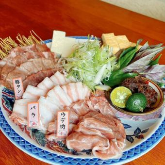【しゃぶしゃぶコース】3時間飲み放題付き4400円(税込)