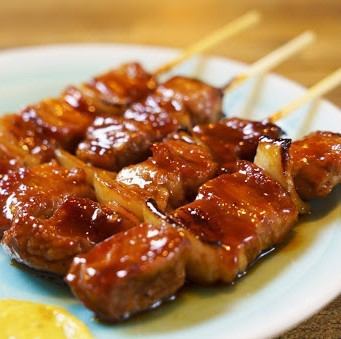 串燒豬肉玫瑰串（Yakiton）