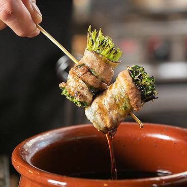 You can enjoy lunch even if it is not a course! How about a cup of kushiyaki from noon without worrying about the surroundings ♪