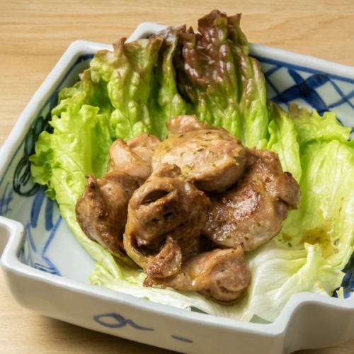 砂ズリガーリック炒め