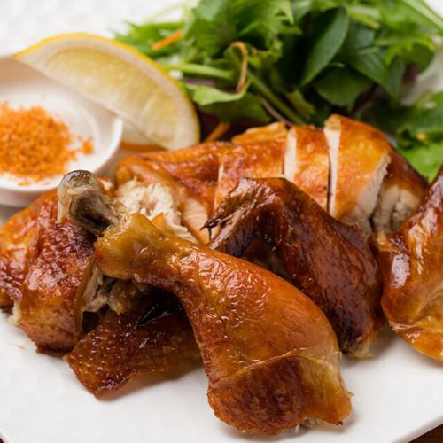 鶏のクリスピーパリパリ焼き(半羽)