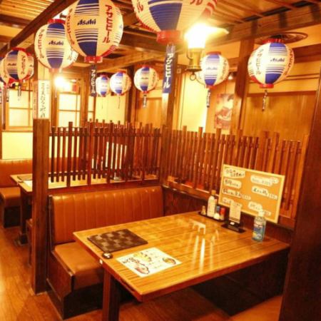 Box-type table seats are also available !! Please use it for casual drinking parties ♪