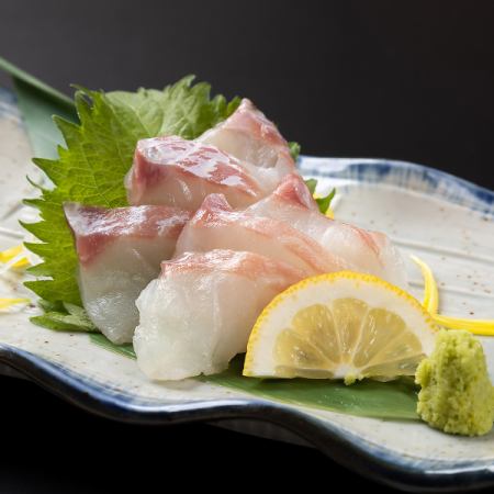 Sea bream sashimi