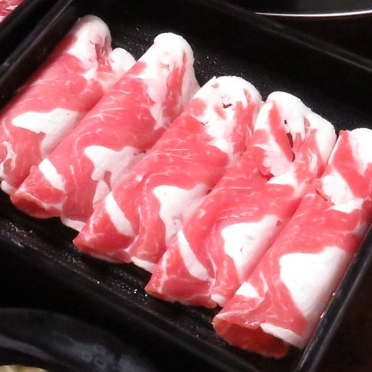 Lamb meat is the standard meat for authentic hot pot!