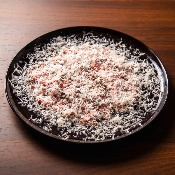 自家製のローストビーフのカルパッチョ♪特製ソースが上品です！