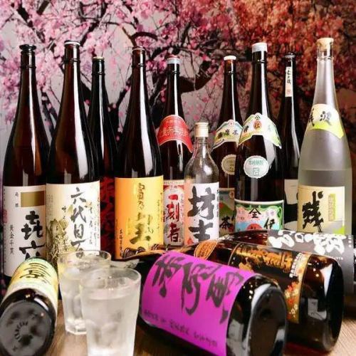 We offer a wide variety of shochu! It goes well with Kyushu cuisine.