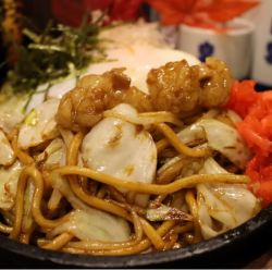 Beef offal fried noodles