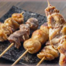 Assortment of 5 kinds of skewers