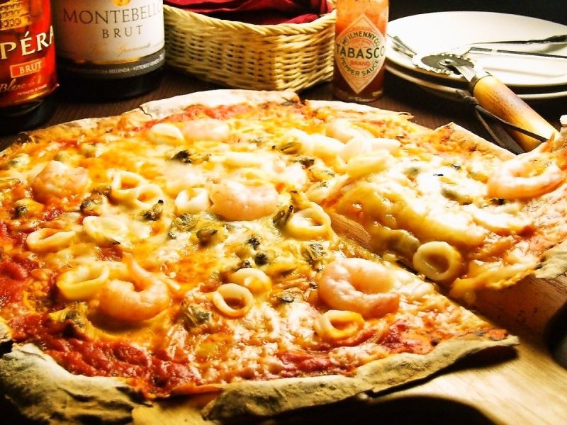 [Course] 2,980 yen with all-you-can-drink for 120 minutes of 8 dishes including Bocco's famous "crispy thin pizza"