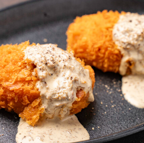Crab cream croquette with crab miso sauce (1 piece)