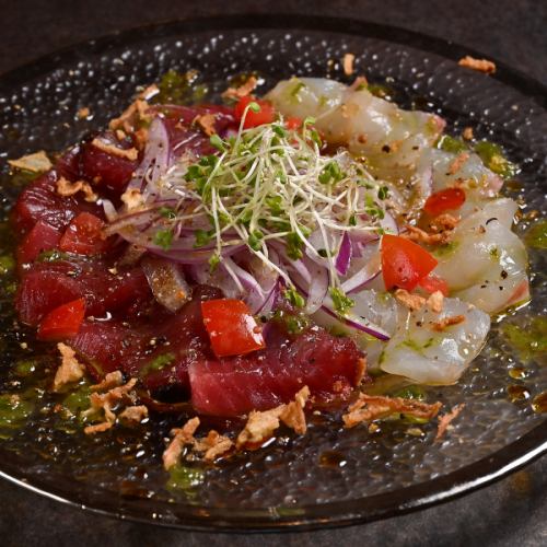 Great fresh fish carpaccio
