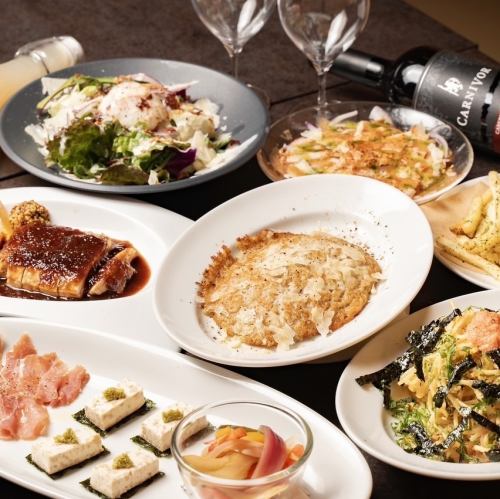 A wide variety of a la carte dishes