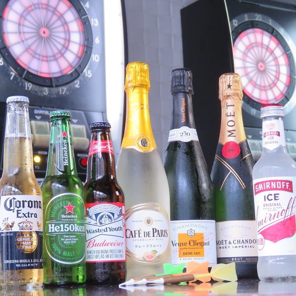 [◆ 非常适合聚会！◆] 从酒精饮料到软饮料！我们有各种各样的饮料可供选择。
