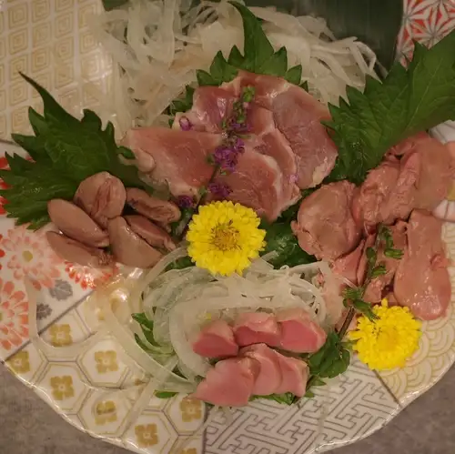 Assortment of Five Kinds of Chicken Sashimi
