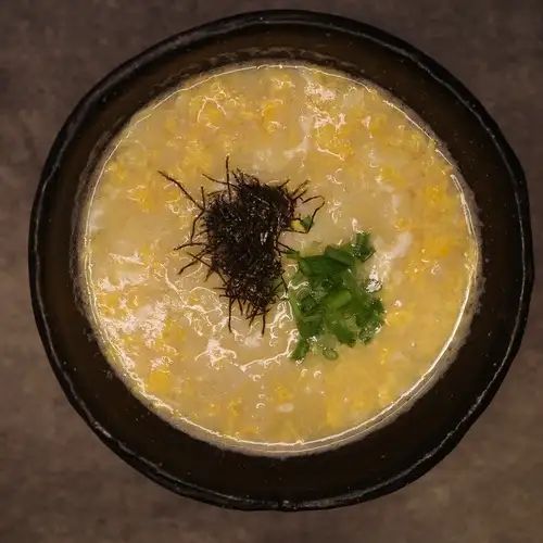Chicken broth rice porridge