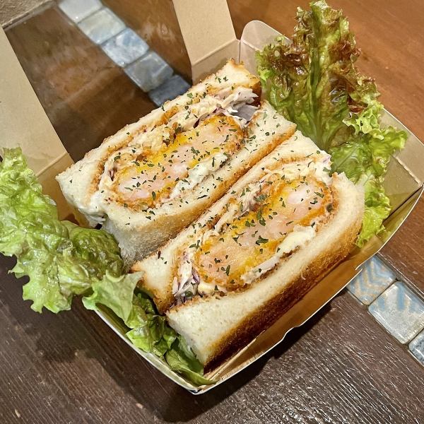 虾肉三明治