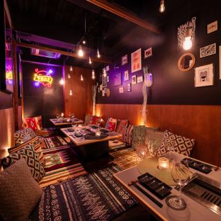 Private rooms that you can enjoy without worrying about the surroundings are very popular for girls-only gatherings and birthday parties ♪ Enjoy the hottest yakiniku in a stylish private room!