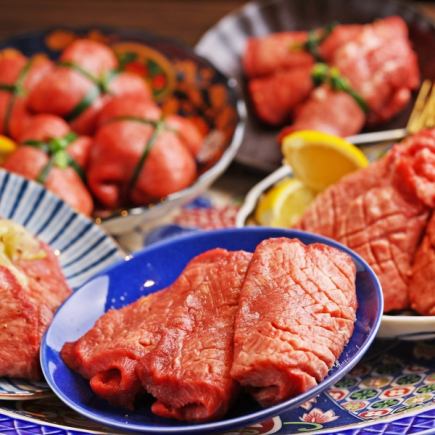 All-you-can-eat thick-sliced Sendai beef tongue and Japanese black beef!? "All-you-can-eat thick-sliced Sendai beef tongue" [Limited time only] +1000 yen!
