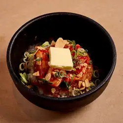 돌구이 갈리바타 김치라이스