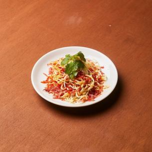 干し豆腐と干しエビ