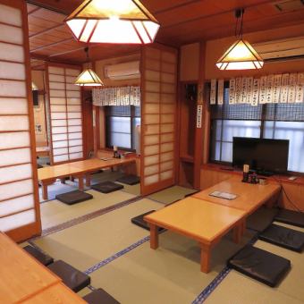 Semi-private room for up to 12 people on the 2nd floor! Can be used in various scenes such as small banquets such as girls-only gatherings and housewife associations, large banquets with a large number of people!