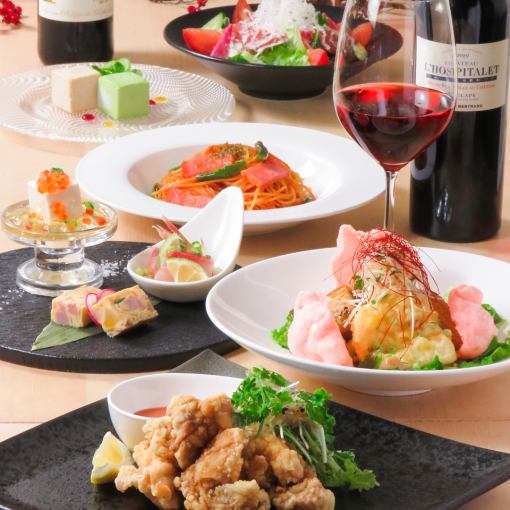 [For 2 or more people] Koyoshida special banquet course 90 minutes with all-you-can-drink for 5,500 yen (8 dishes in total) for casual dining