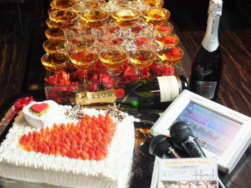 結婚式２次会プランや宴会2次会、同窓会、誕生会、記念日お祝いに!!