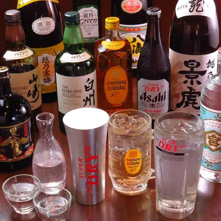【2時間飲み放題付き】4,400円(税込)コース◆もつ煮や天ぷら、唐揚げ、串盛り、チャーハンなど◎
