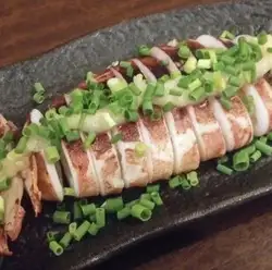 丸イカしょうが焼き