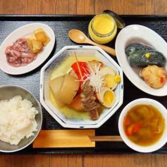 [Lunch only] Oden & dim sum set, 6 items in total