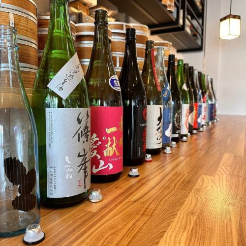 We also have a selection of Japanese sake.