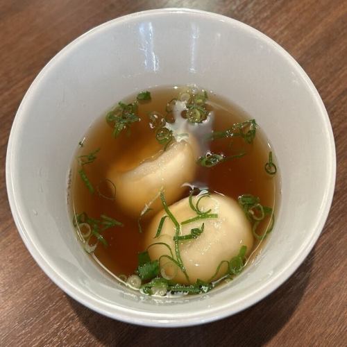 [Dim sum] Boiled dumplings with oden broth