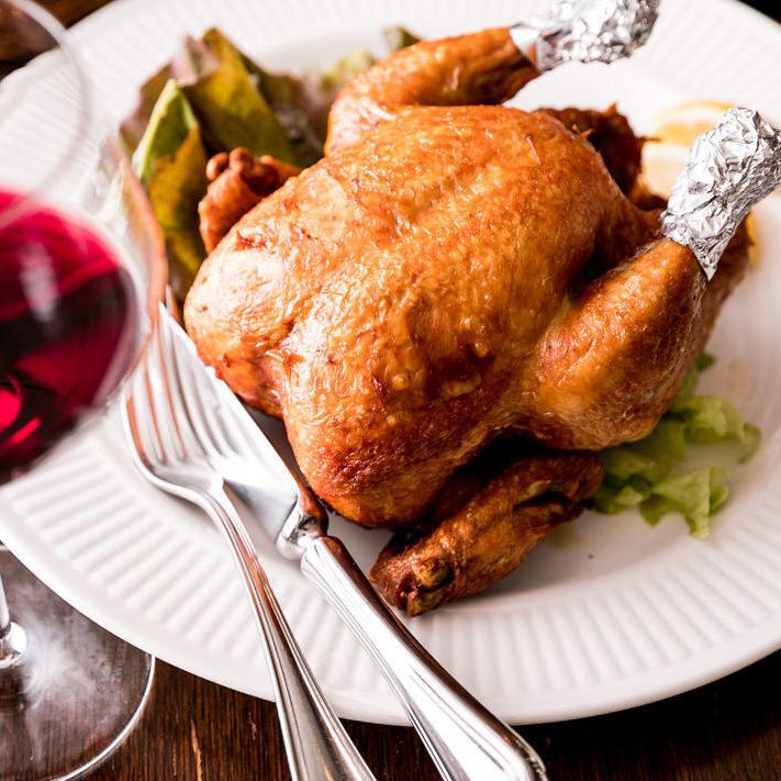 Xmasに名物【丸ごとチキン】のテイクアウトOK！