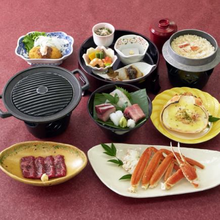 ▼ [Winter special meal] Kuroge Wagyu beef teppanyaki Karin 4,200 yen (tax included)