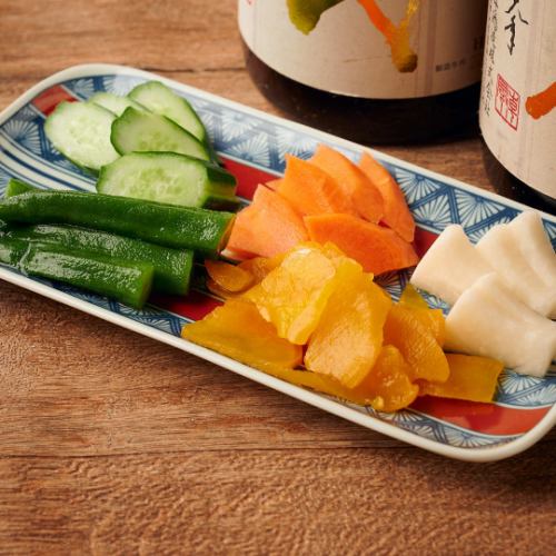 お新香盛り合わせ