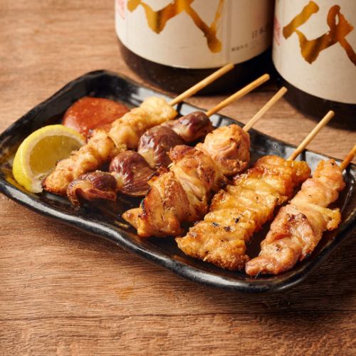 焼き鳥5本盛り合わせ