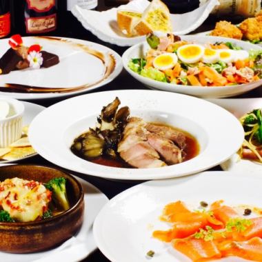 【超值午餐宴會套餐】3,300日圓，含150分鐘無限暢飲！