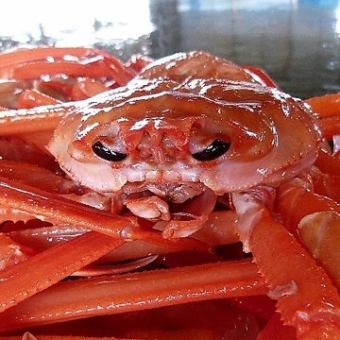 11000円秋の味覚コース 【新物の紅ずわい蟹が御堪能頂けます】