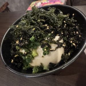 Salted cold tofu with the aroma of sesame oil