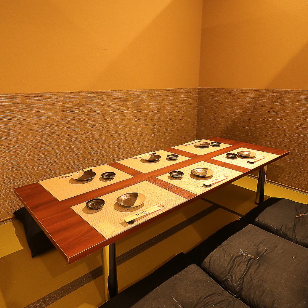 少人数から大人数までご利用できる個室席ございます！