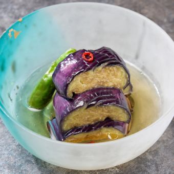 【旬のおばんざい】ナスの煮びたし