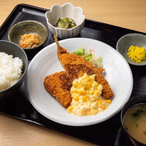 特大炸竹荚鱼套餐
