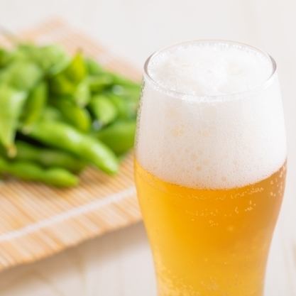 暑い季節にはキンキンに冷えたビールで乾杯！！