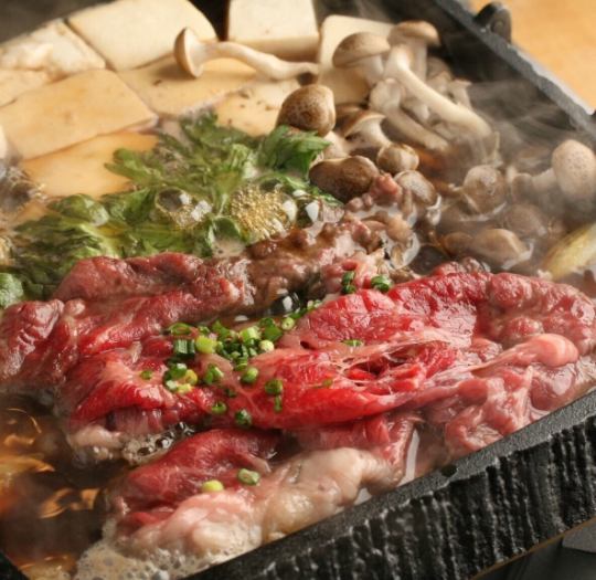 所有你可以喝120分钟★樱花锅(马肉寿喜烧)当然5000→4500日元
